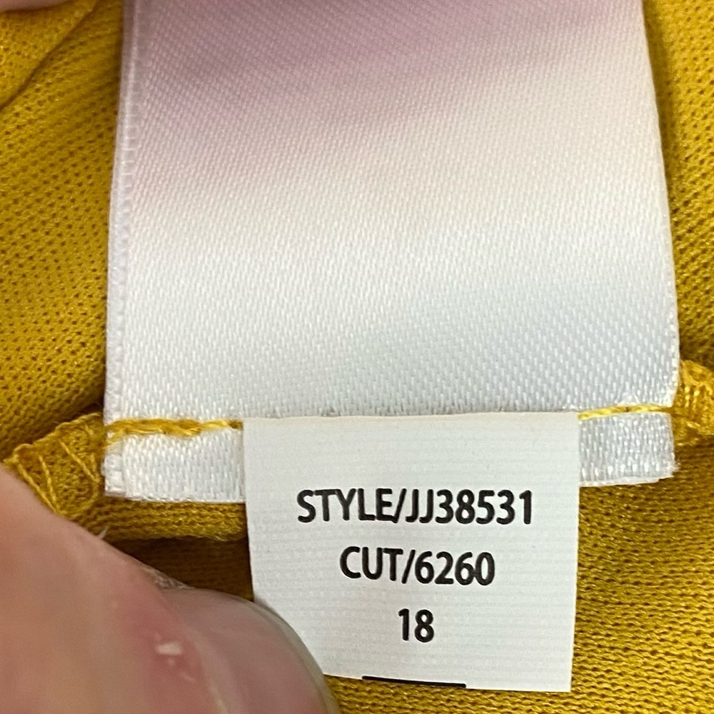 NWT Nordstrom Julia Jordan Size 12 Mustard Yellow Jacquard Midi Dress New W Tags - Picture 12 of 16